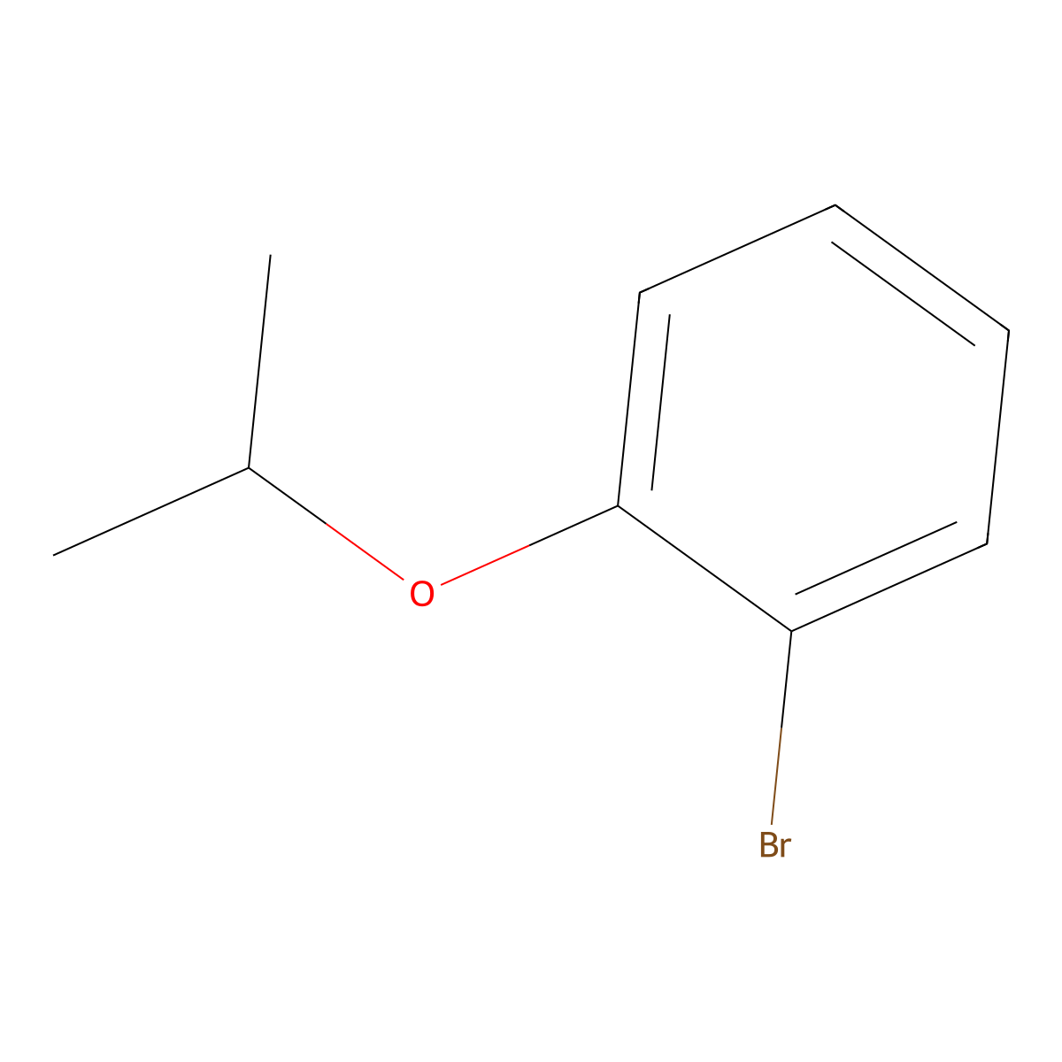 1-Bromo-2-(1-methylethoxy)benzene molecular structure, CAS 701-07-5