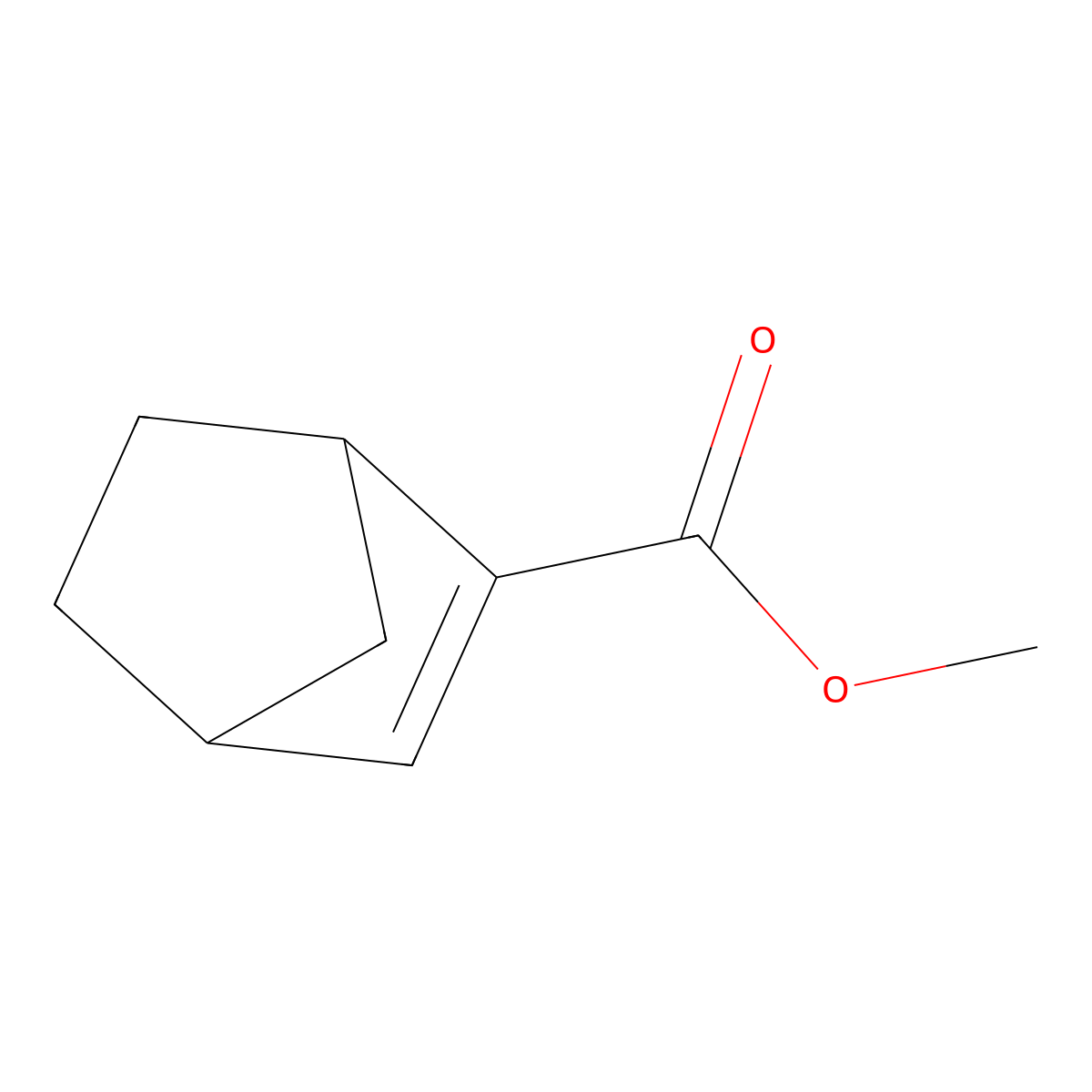 Methyl bicyclo(2.2.1)hept-2-ene-2-carboxylate molecular structure, CAS 701-15-5
