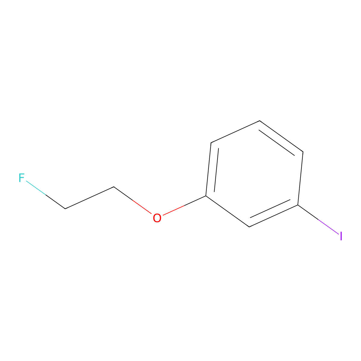 1-(2-Fluoroethoxy)-3-iodobenzene molecular structure, CAS 701-89-3
