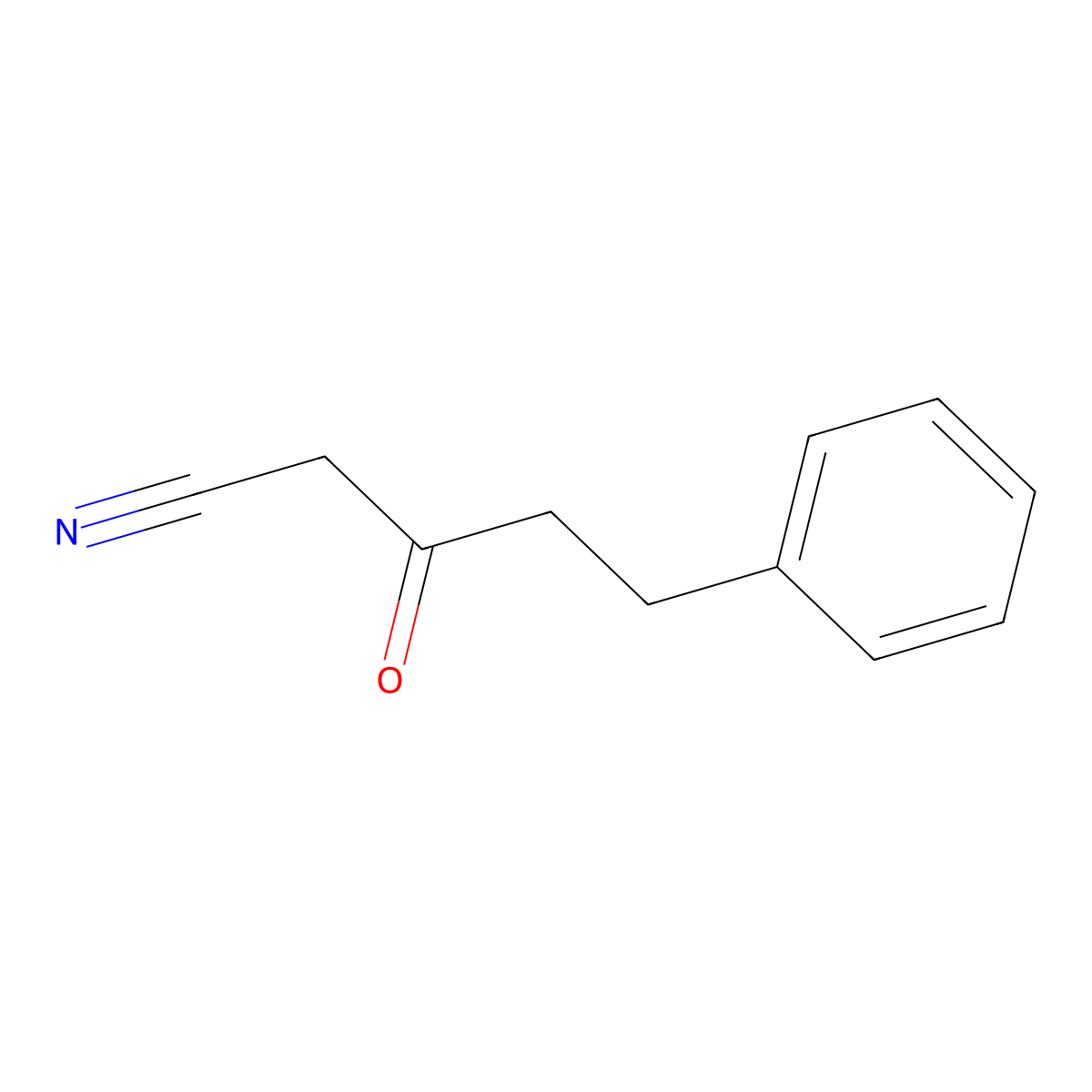 3-Oxo-5-phenylpentanenitrile molecular structure, CAS 70102-85-1