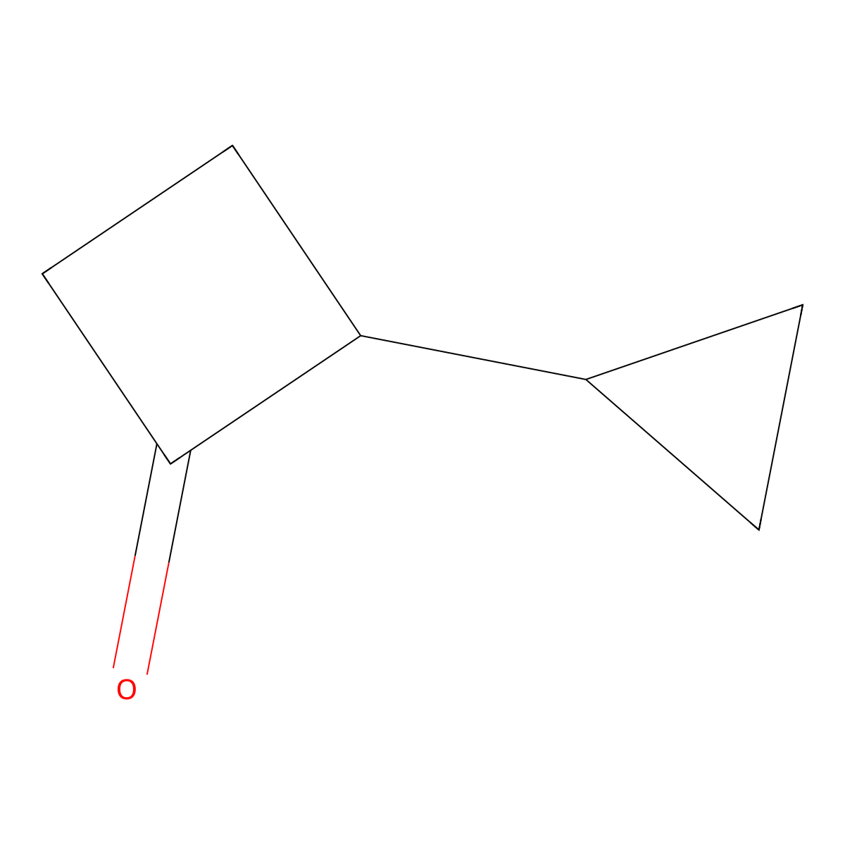 2-Cyclopropylcyclobutan-1-one molecular structure, CAS 70106-28-4