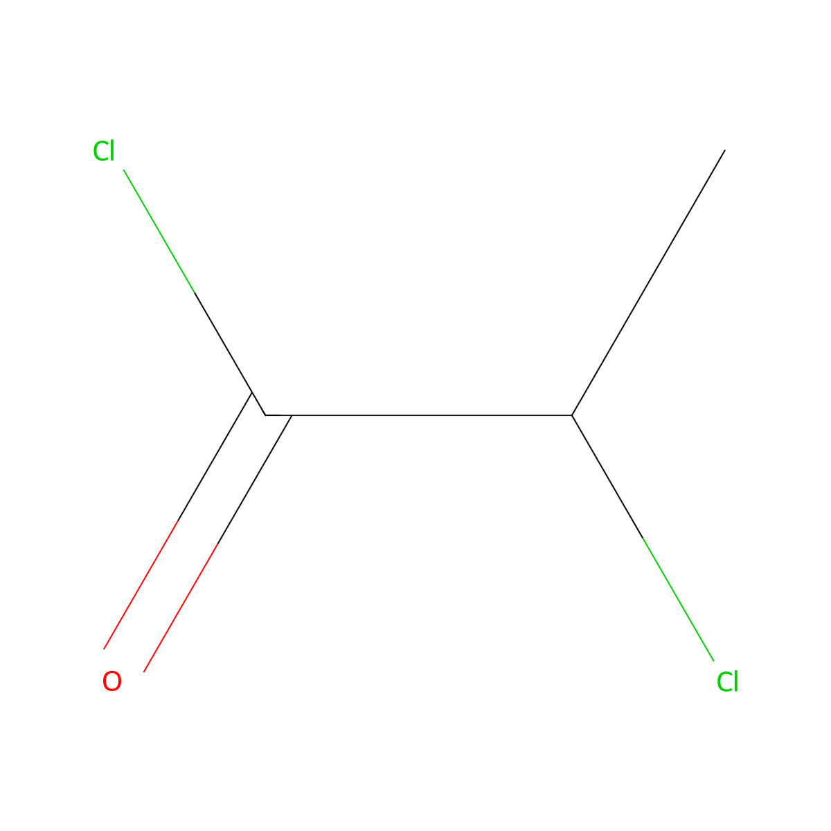 (2S)-2-chloropropanoyl chloride molecular structure, CAS 70110-24-6