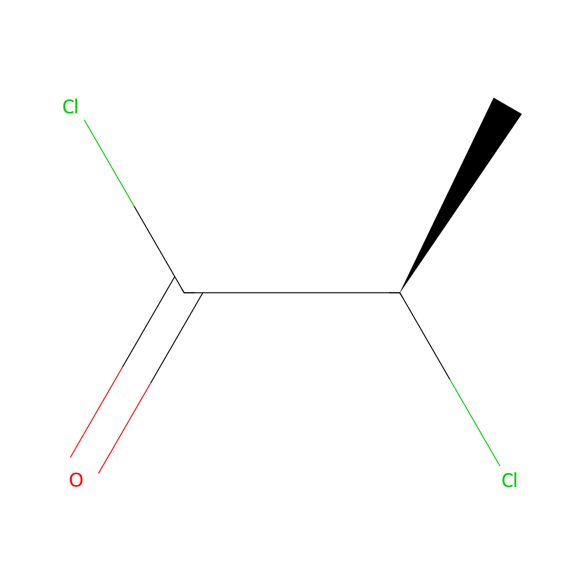 (2R)-2-Chloropropanoyl chloride molecular structure, CAS 70110-25-7