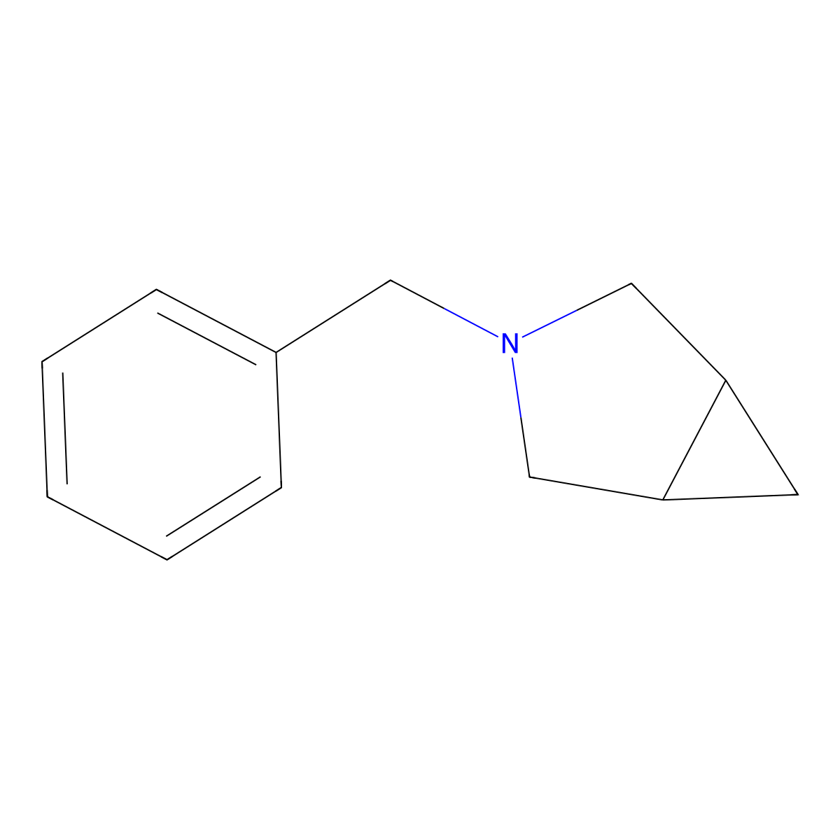 3-Benzyl-3-azabicyclo[3.1.0]hexane molecular structure, CAS 70110-45-1