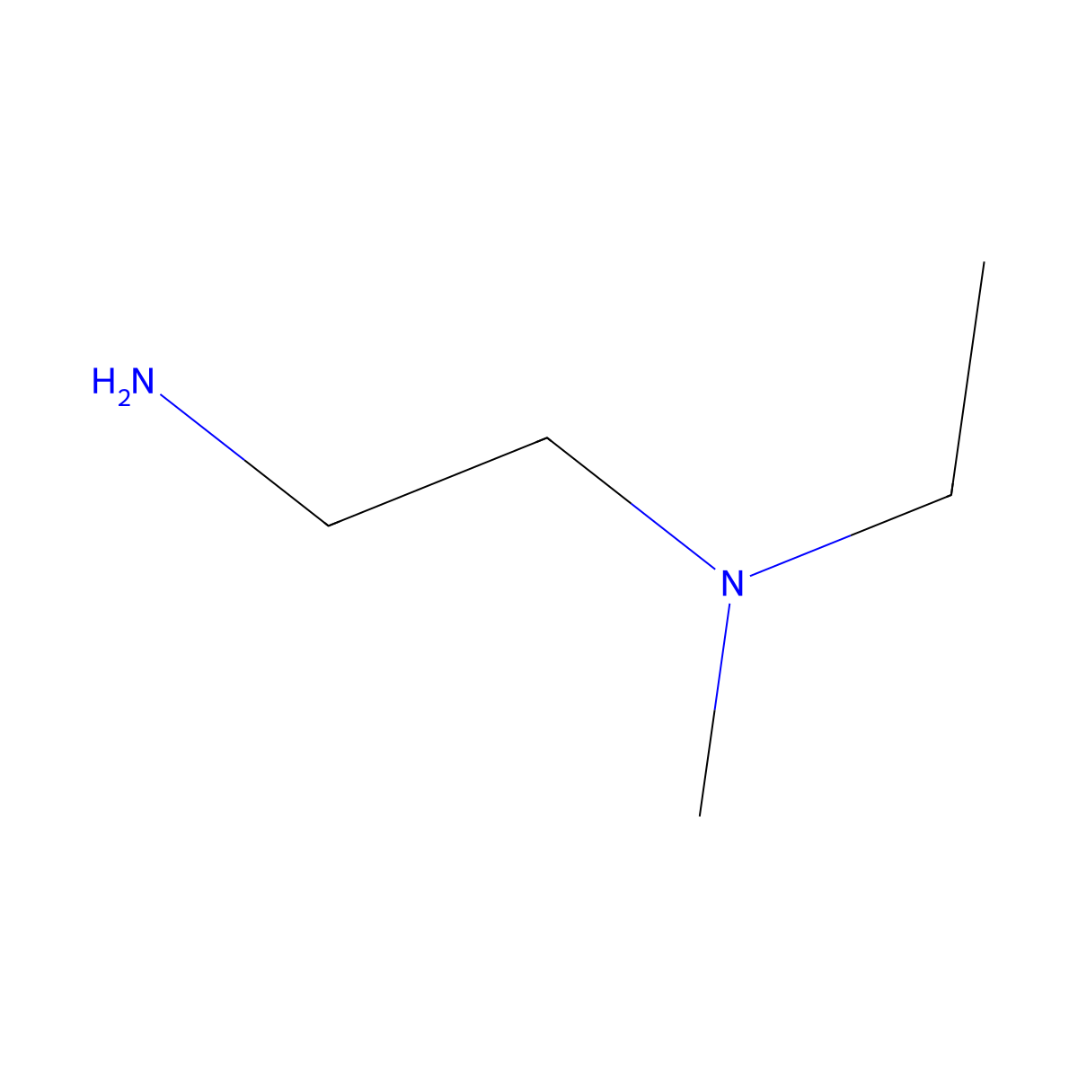 (2-Aminoethyl)(ethyl)methylamine molecular structure, CAS 70111-47-6