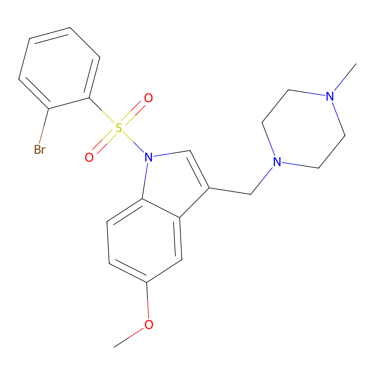 Masupirdine molecular structure, CAS 701205-60-9