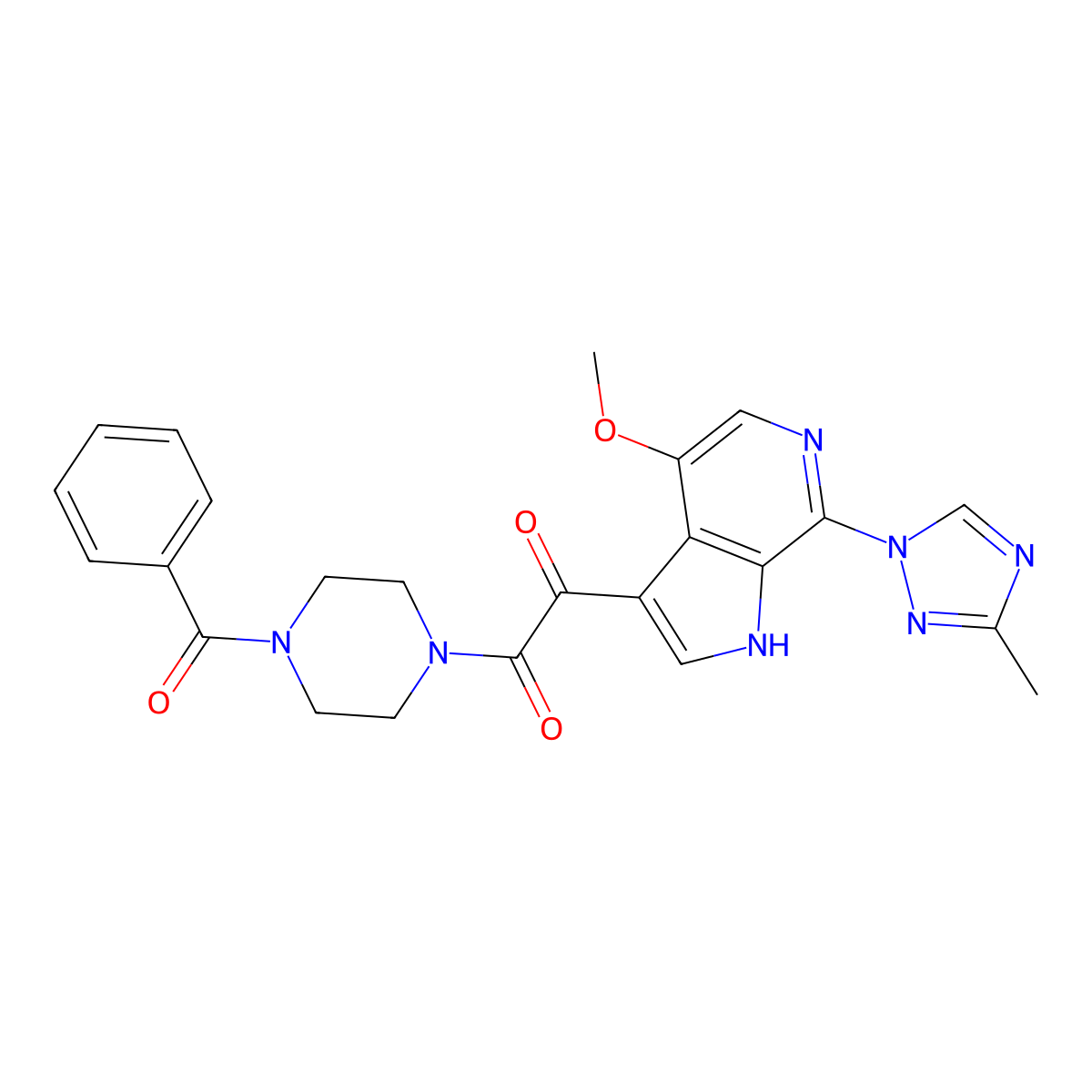 Temsavir molecular structure, CAS 701213-36-7
