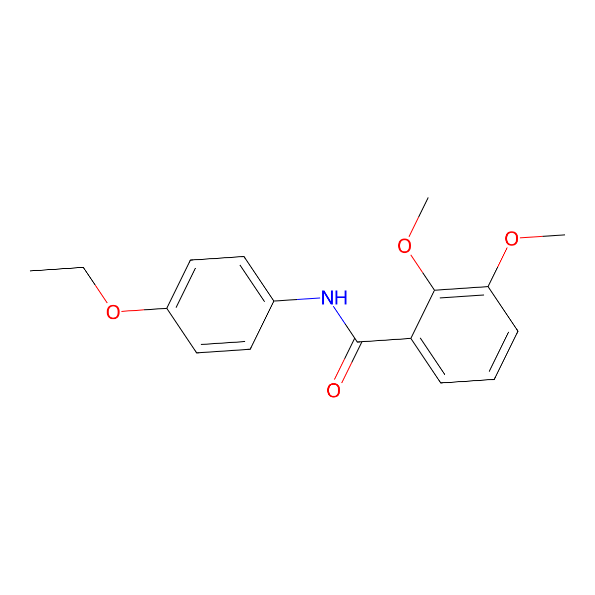 N-(4-ethoxyphenyl)-2,3-dimethoxybenzamide molecular structure, CAS 701218-42-0