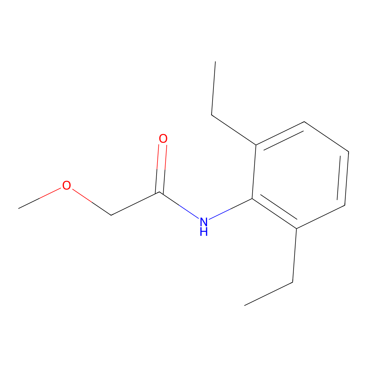 N-(2,6-diethylphenyl)-2-methoxyacetamide molecular structure, CAS 701219-94-5