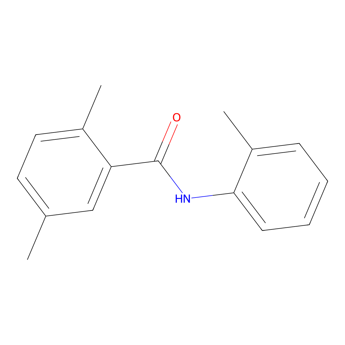 2,5-dimethyl-N-(2-methylphenyl)benzamide molecular structure, CAS 701220-57-7