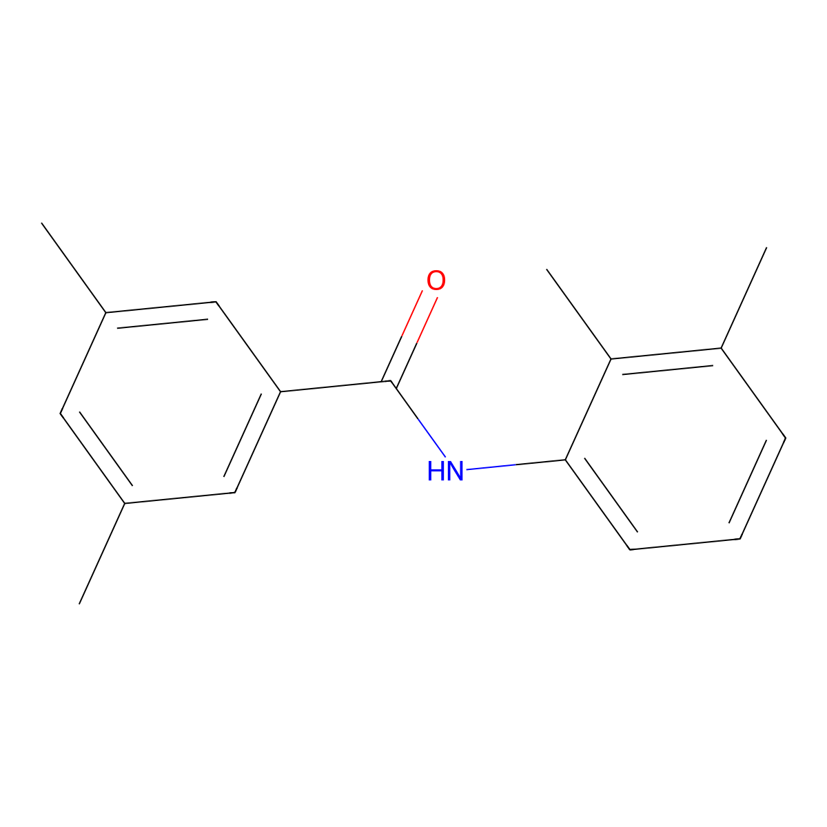N-(2,3-dimethylphenyl)-3,5-dimethylbenzamide molecular structure, CAS 701224-94-4
