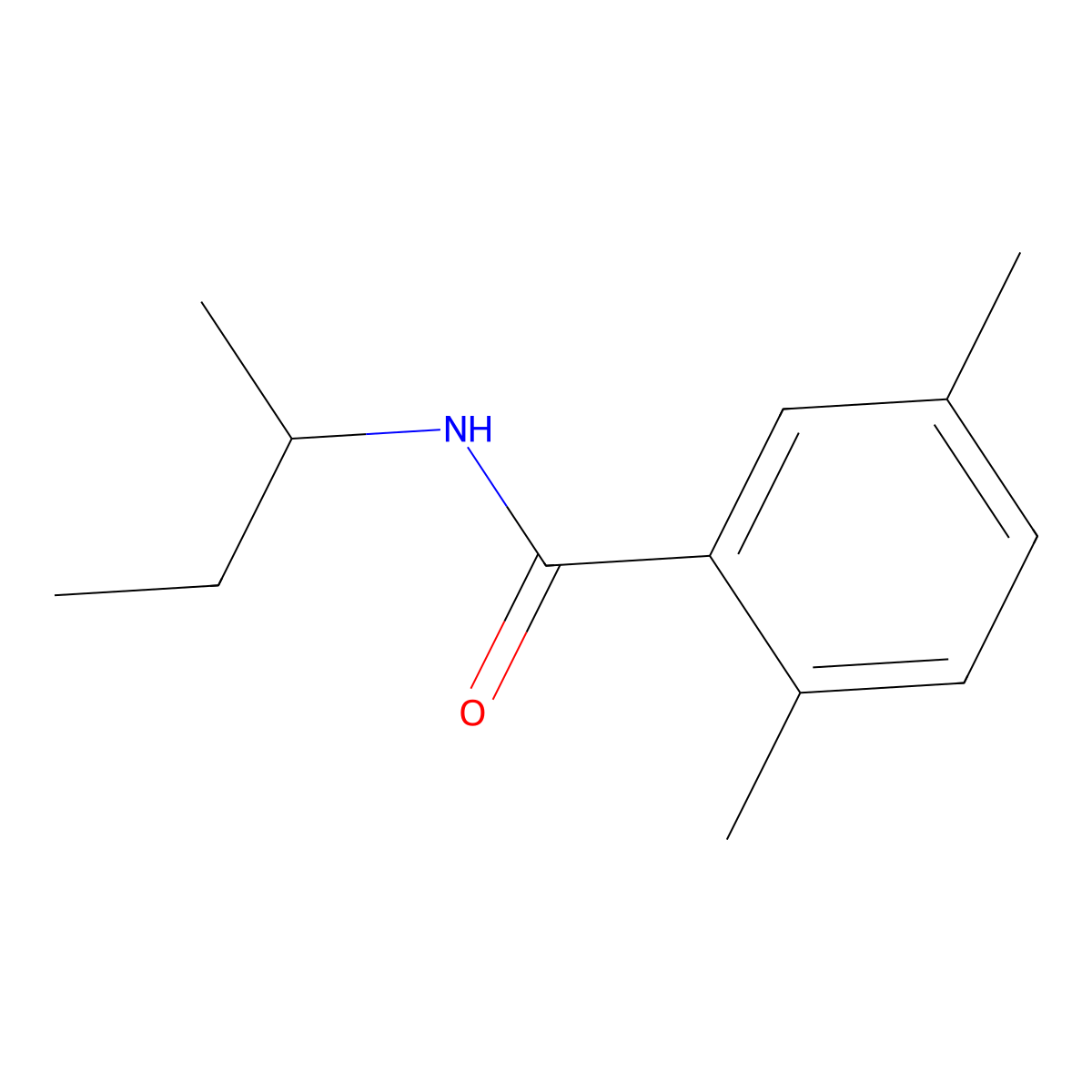 N-(butan-2-yl)-2,5-dimethylbenzamide molecular structure, CAS 701247-56-5