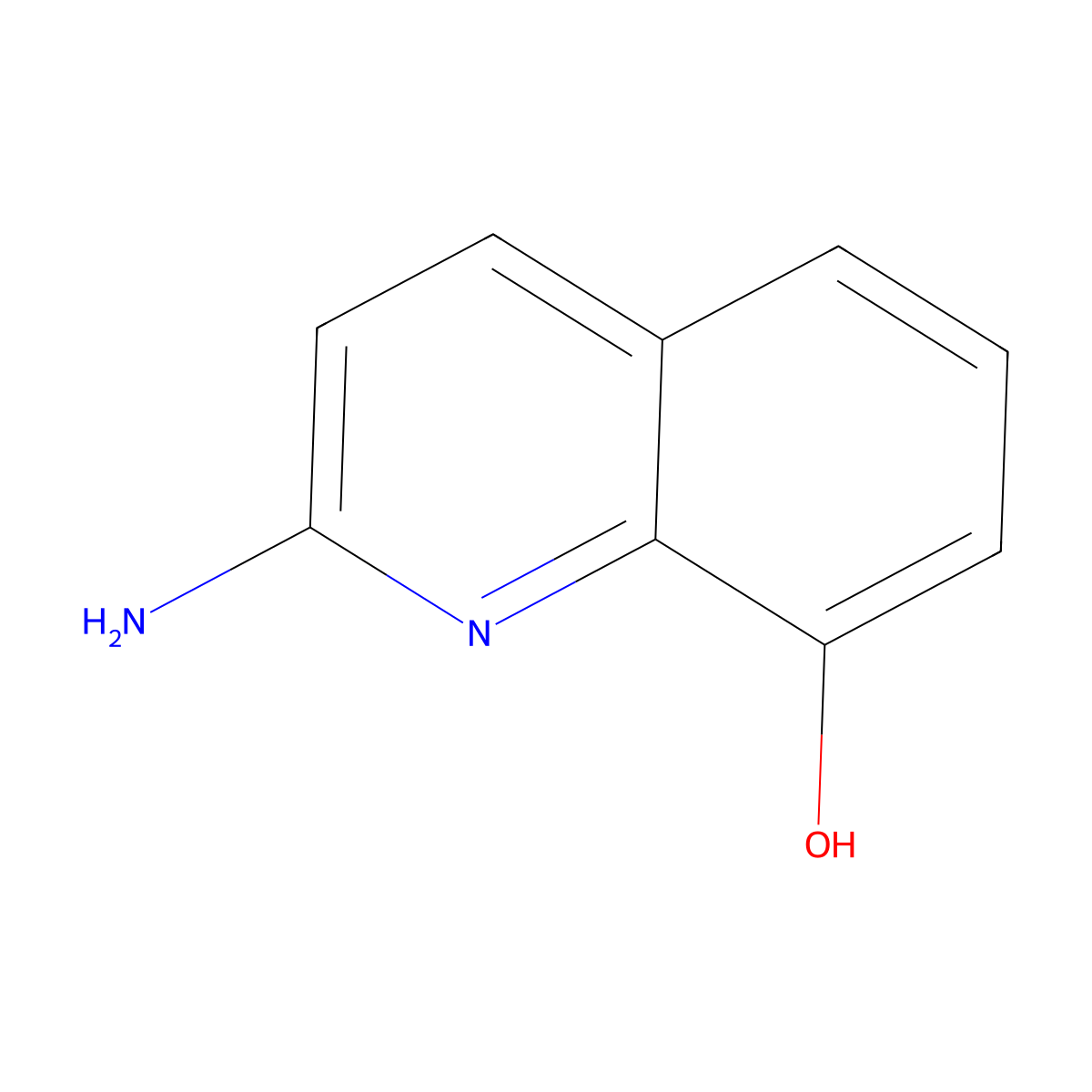 2-Amino-8-quinolinol molecular structure, CAS 70125-16-5