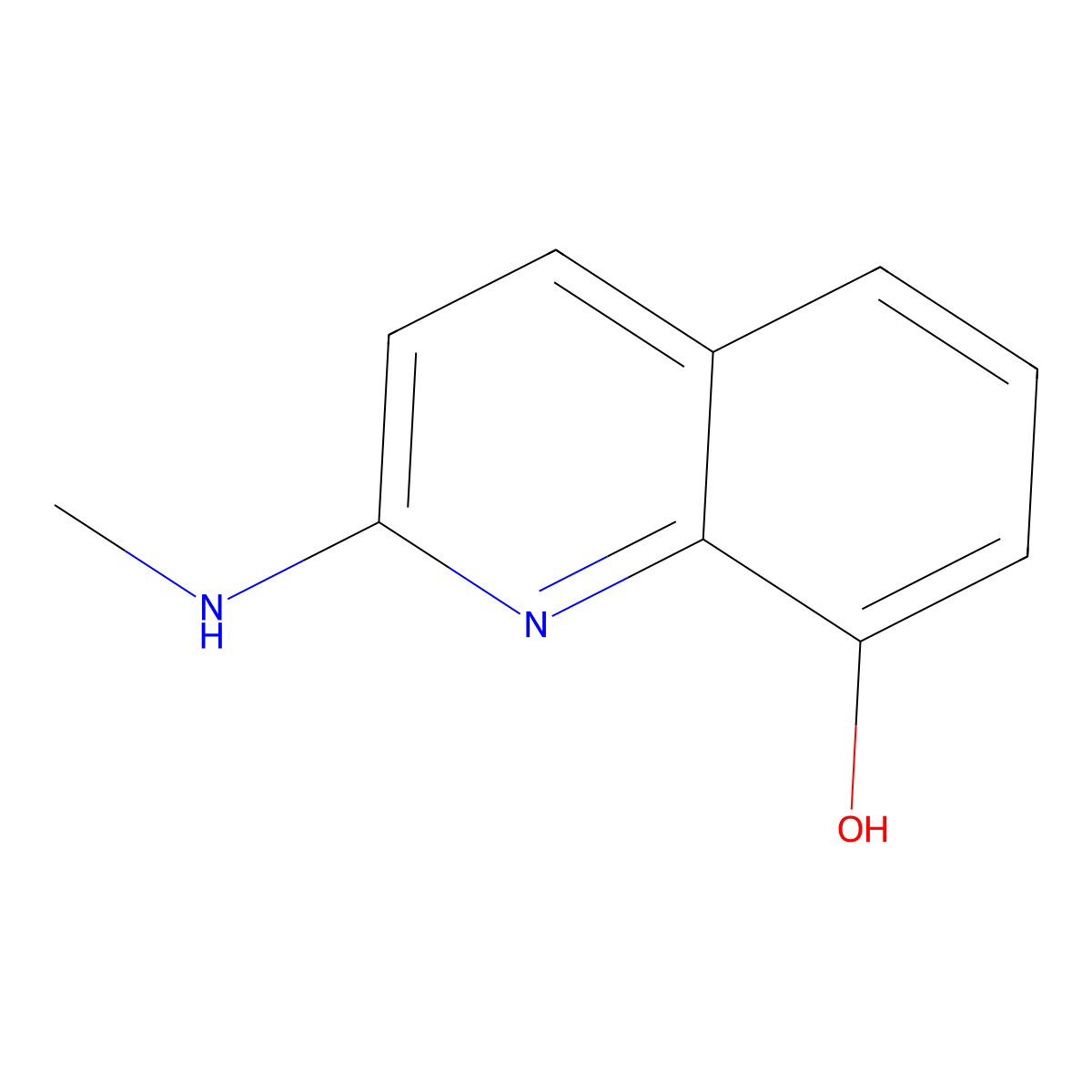2-(Methylamino)quinolin-8-ol molecular structure, CAS 70125-17-6