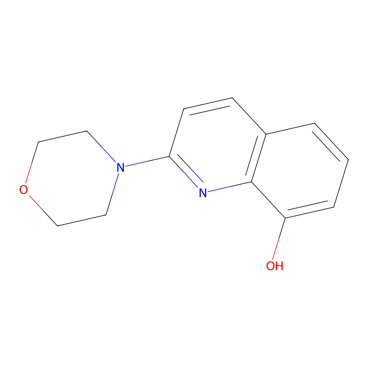 2-(Morpholin-4-yl)quinolin-8-ol molecular structure, CAS 70125-21-2