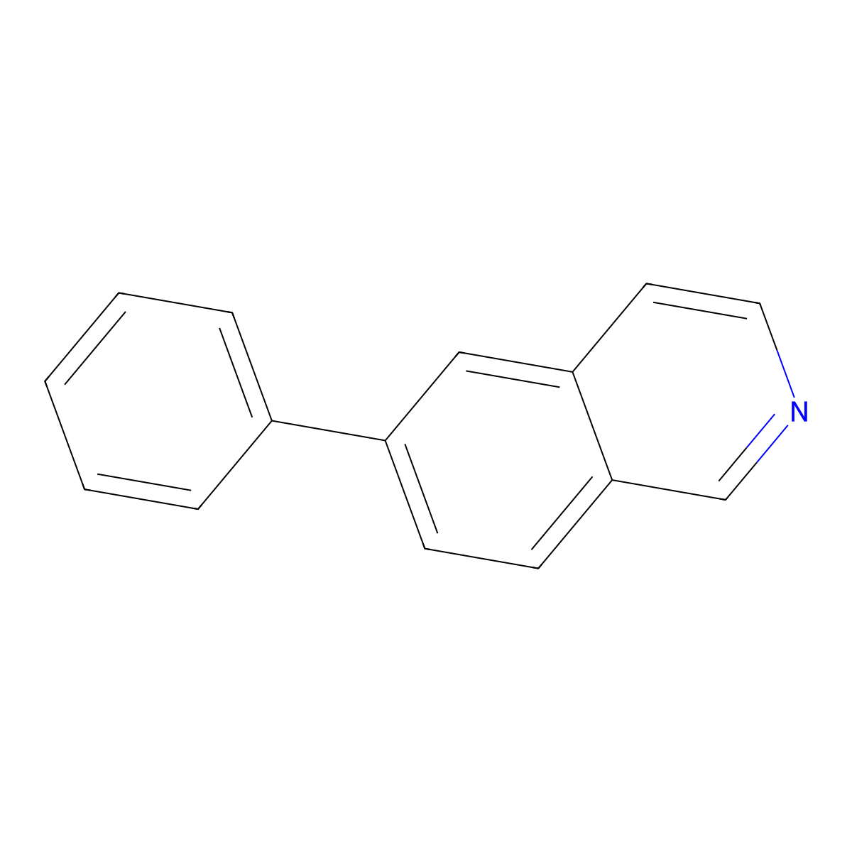6-Phenylisoquinoline molecular structure, CAS 70125-61-0