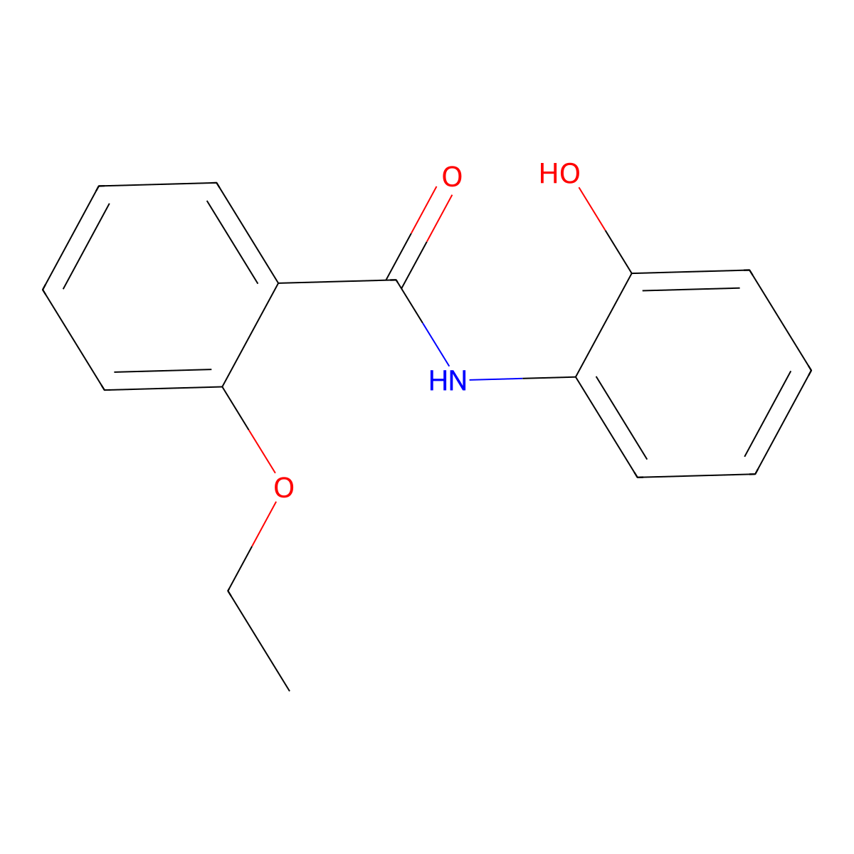 2-ethoxy-N-(2-hydroxyphenyl)benzamide molecular structure, CAS 701254-40-2
