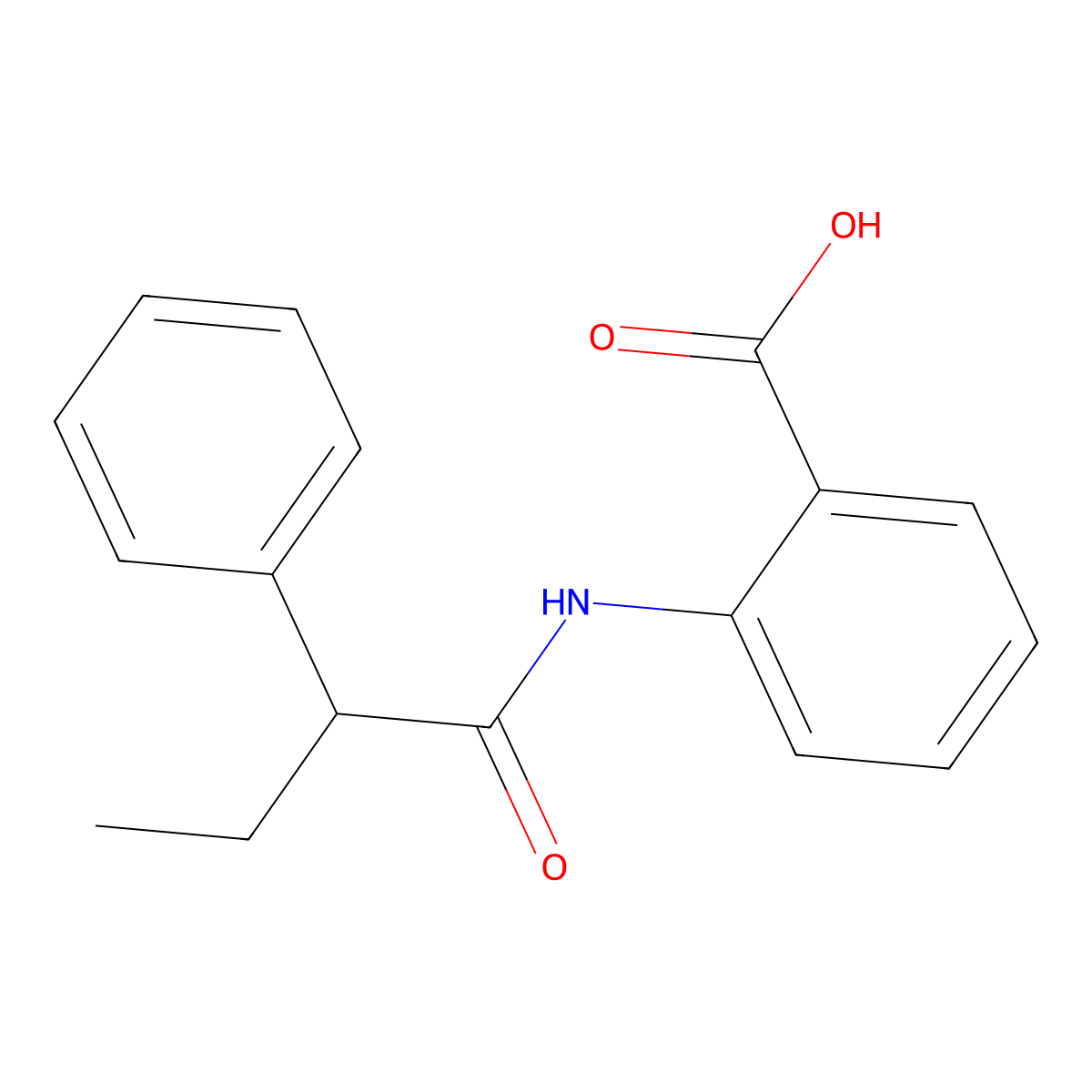 2-(2-phenylbutanoylamino)benzoic Acid molecular structure, CAS 701259-90-7