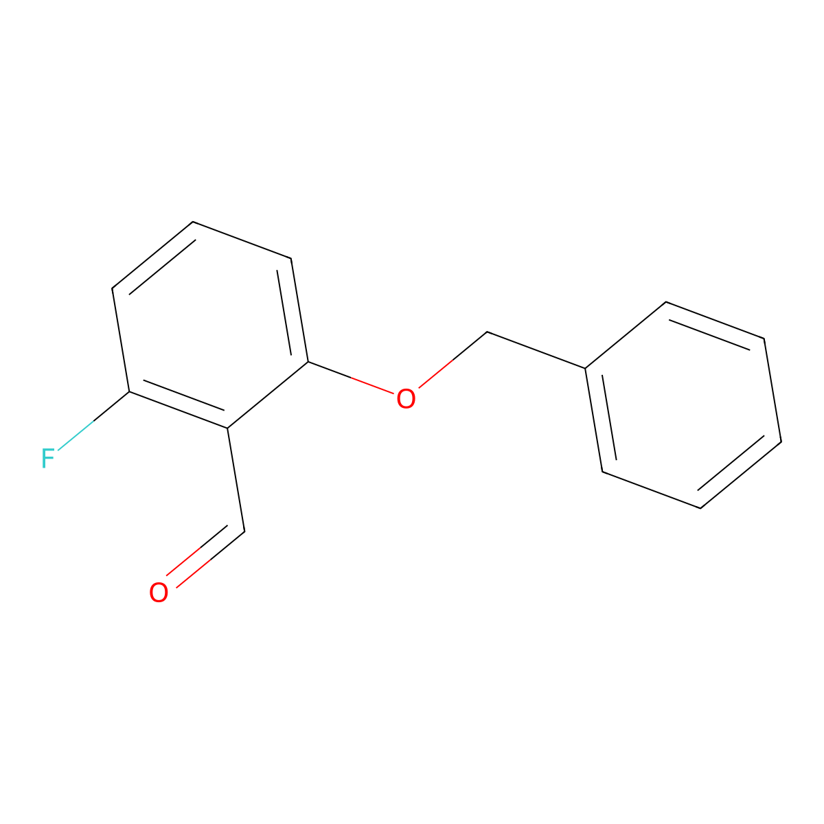 2-(Benzyloxy)-6-fluorobenzaldehyde molecular structure, CAS 701265-03-4