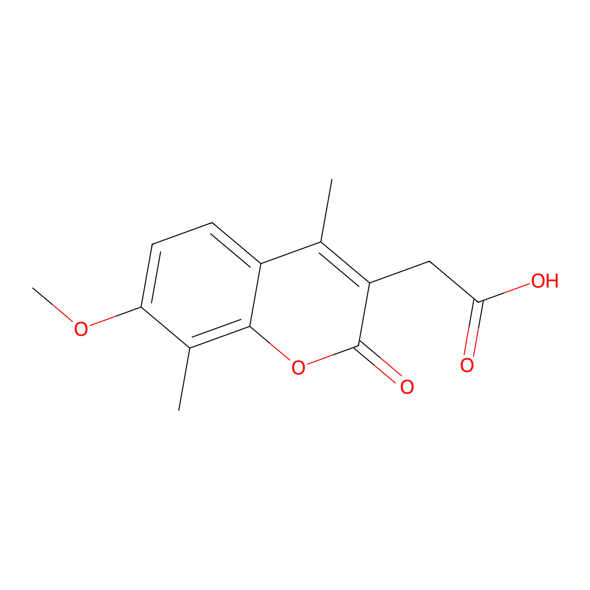 2-(7-methoxy-4,8-dimethyl-2-oxo-2H-chromen-3-yl)acetic acid molecular structure, CAS 701283-97-8