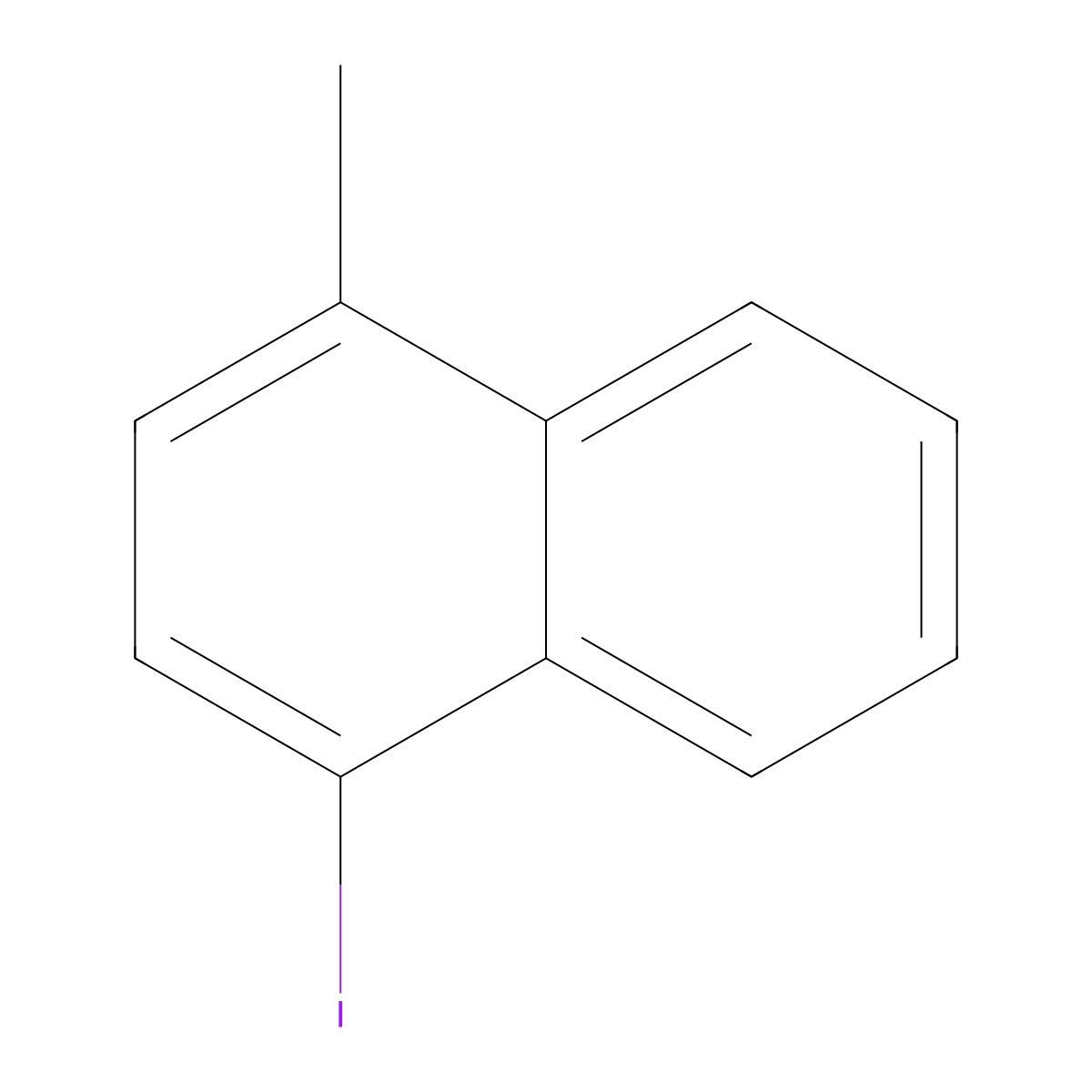 1-Iodo-4-methylnaphthalene molecular structure, CAS 70129-83-8