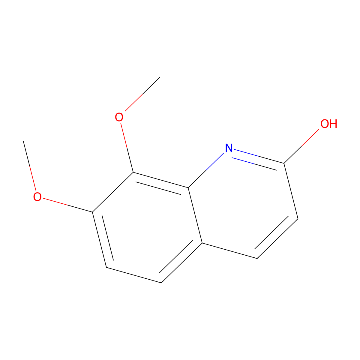 7,8-Dimethoxyquinolin-2-ol molecular structure, CAS 701291-34-1