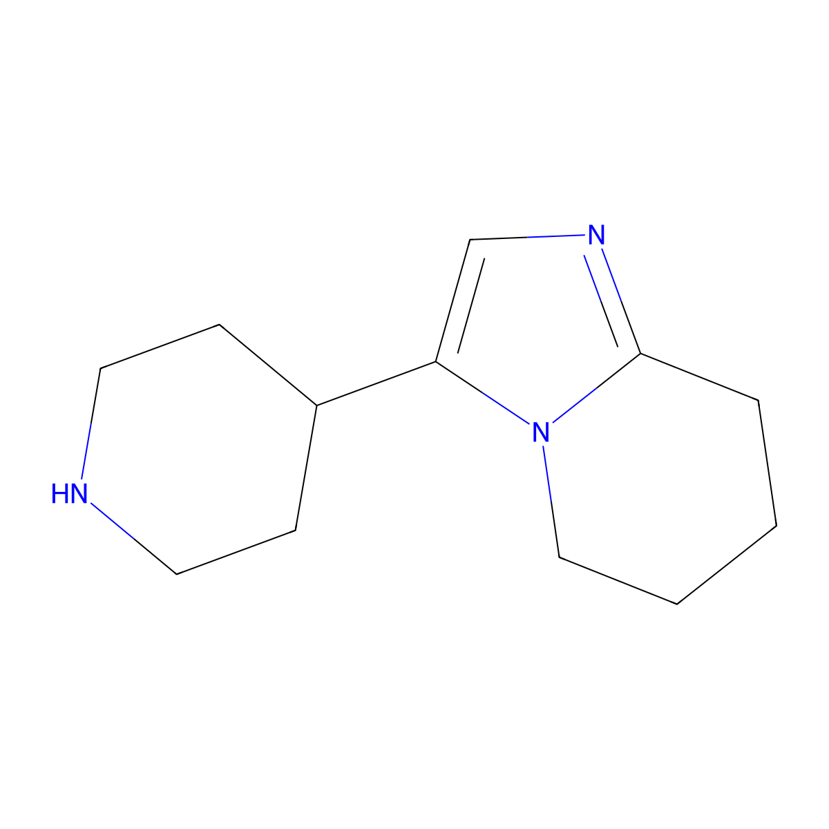 3-(Piperidin-4-yl)-5,6,7,8-tetrahydroimidazo[1,2-a]pyridine molecular structure, CAS 701300-53-0