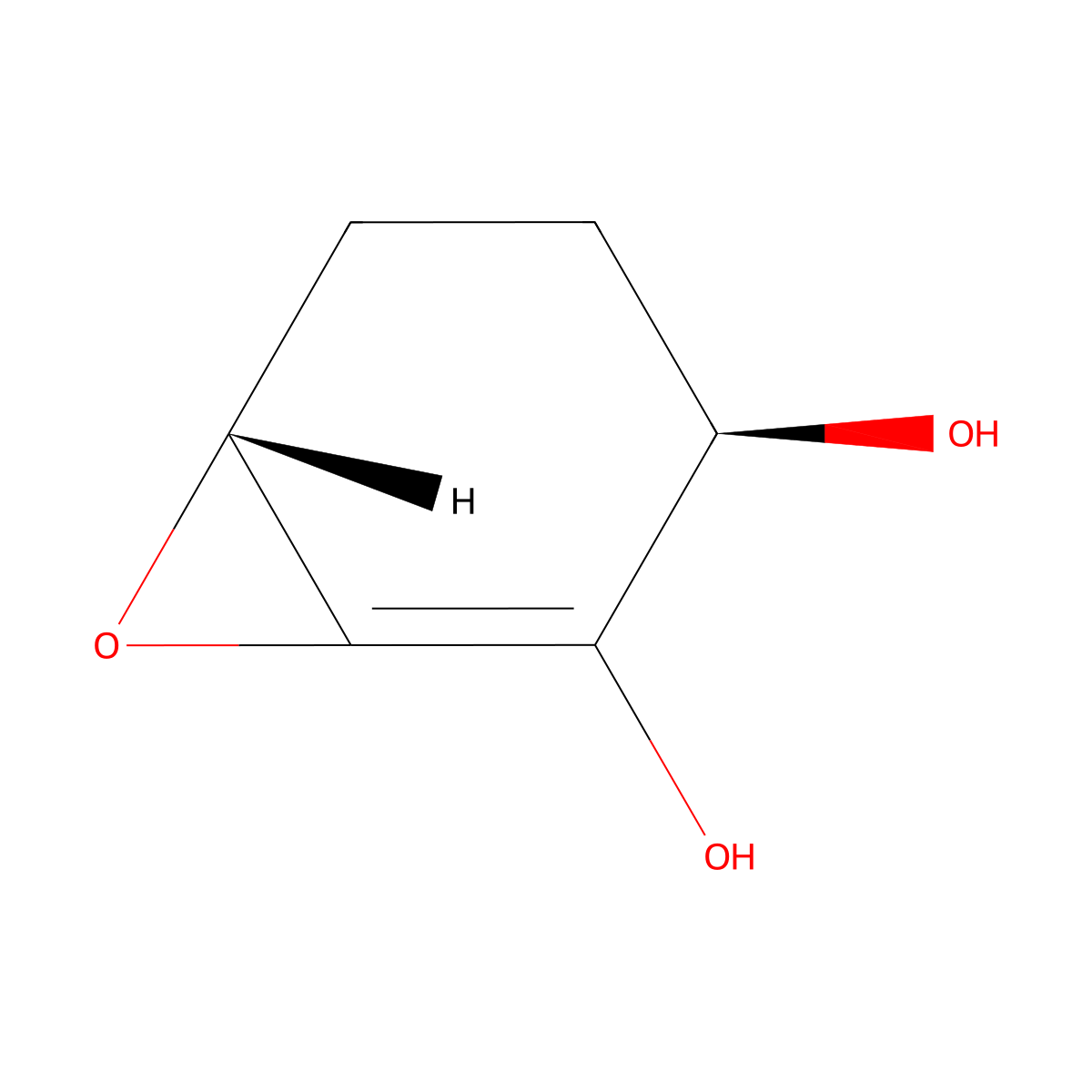 (1alpha,2beta,3alpha,6alpha)-7-Oxabicyclo(4.1.0)hept-ene-2,3-diol molecular structure, CAS 70134-77-9