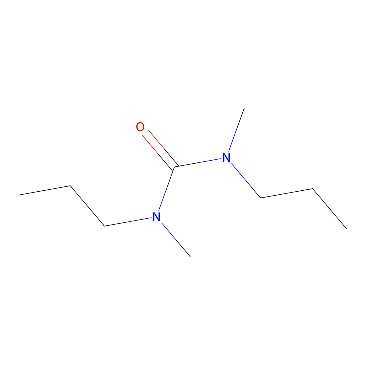 1,3-Dimethyl-1,3-dipropylurea molecular structure, CAS 70136-22-0