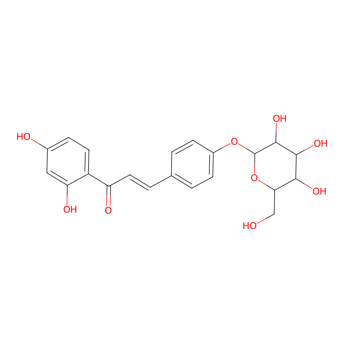 Neoisoliquiritigenin molecular structure, CAS 7014-39-3