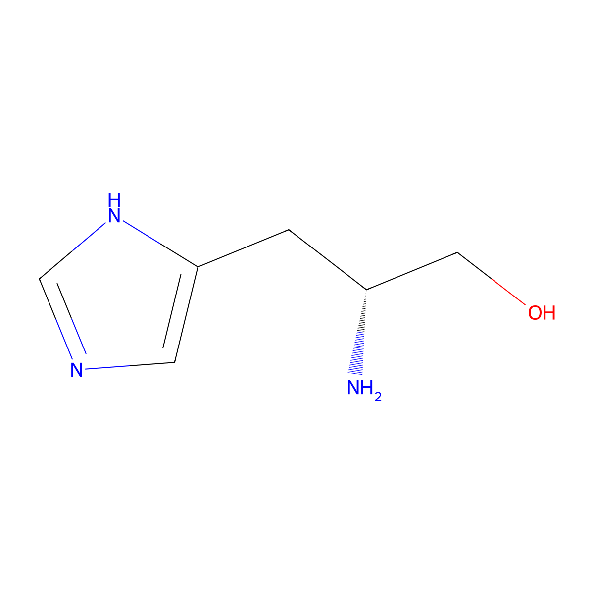 D-Histidinol molecular structure, CAS 70142-15-3