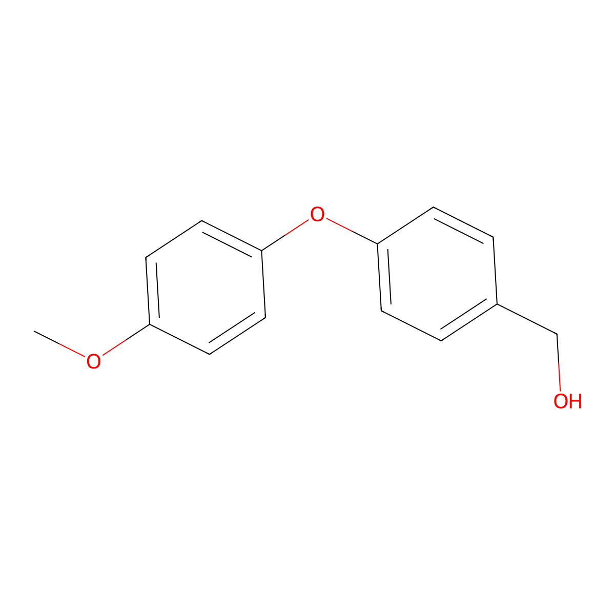 [4-(4-Methoxyphenoxy)phenyl]methanol molecular structure, CAS 70151-68-7