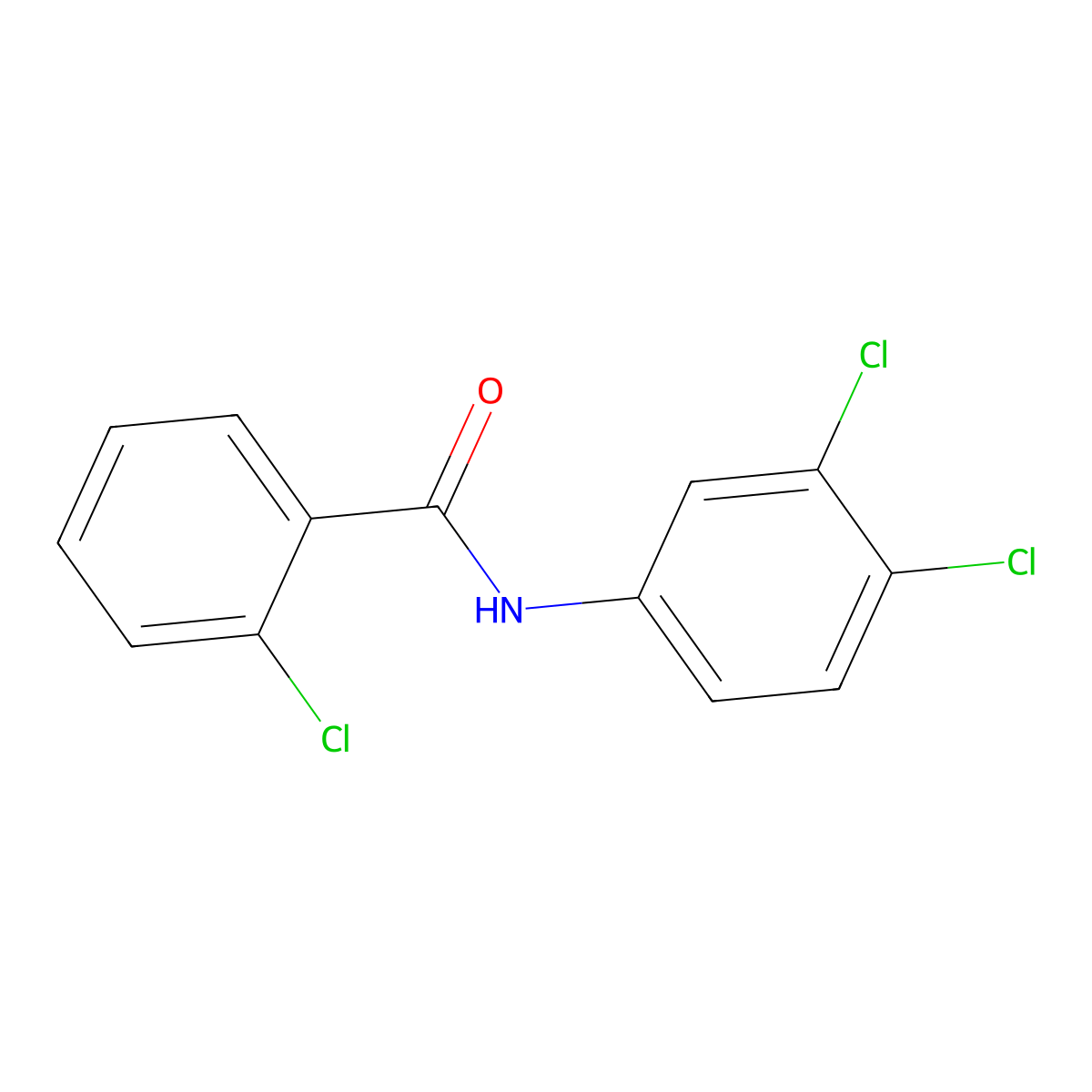 2,3',4'-Trichlorobenzanilide molecular structure, CAS 7017-22-3