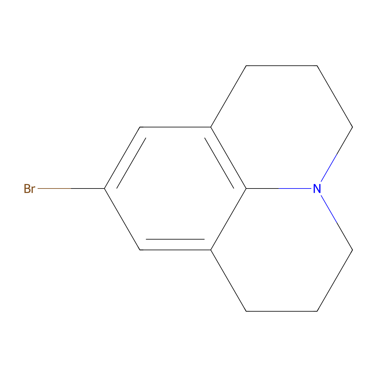 4-Bromo-julolidine molecular structure, CAS 70173-54-5