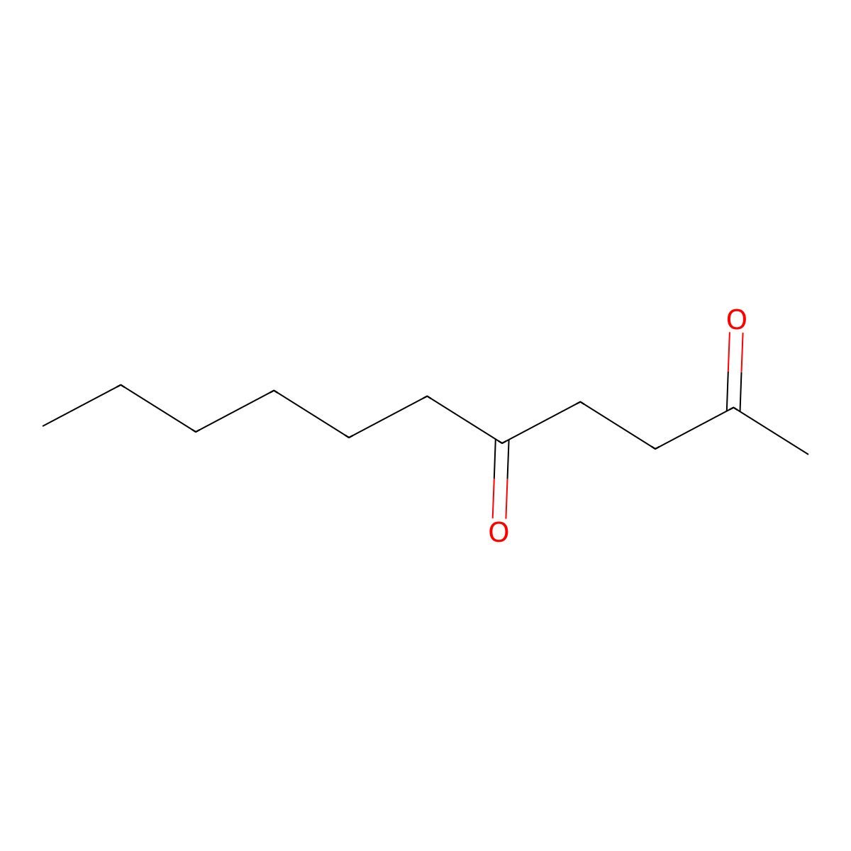 2,5-Undecanedione molecular structure, CAS 7018-92-0