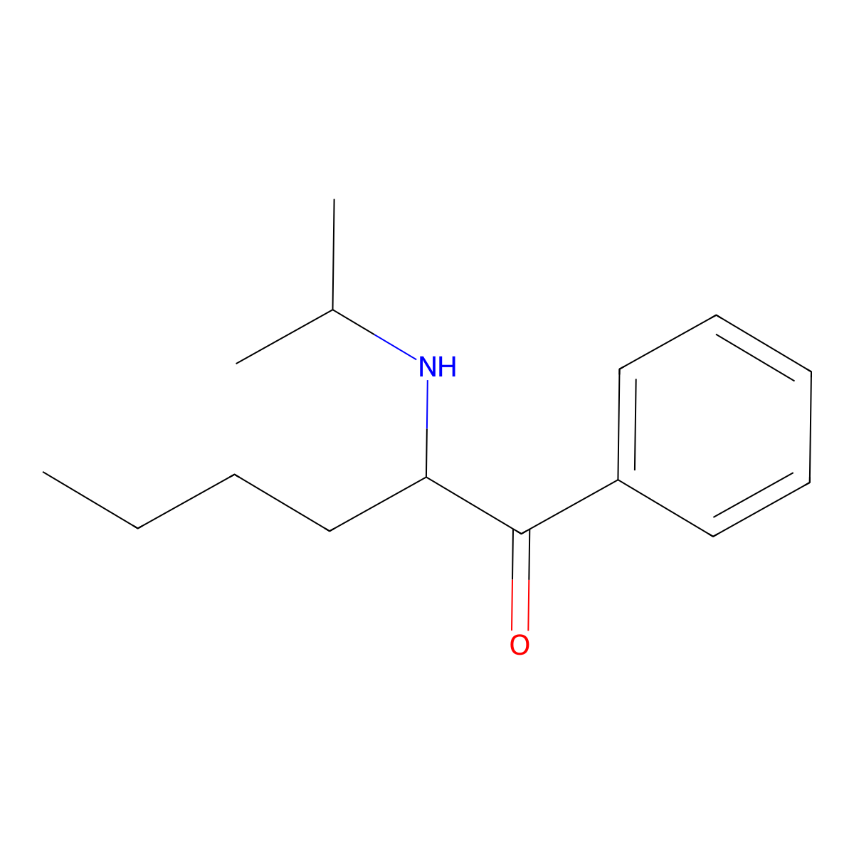 N-Isopropyl hexedrone molecular structure, CAS 701898-52-4
