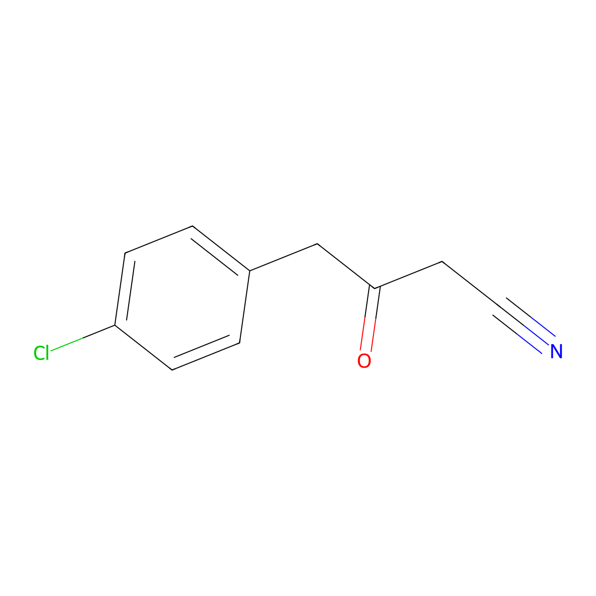 4-(4-Chlorophenyl)-3-oxobutanenitrile molecular structure, CAS 701910-77-2