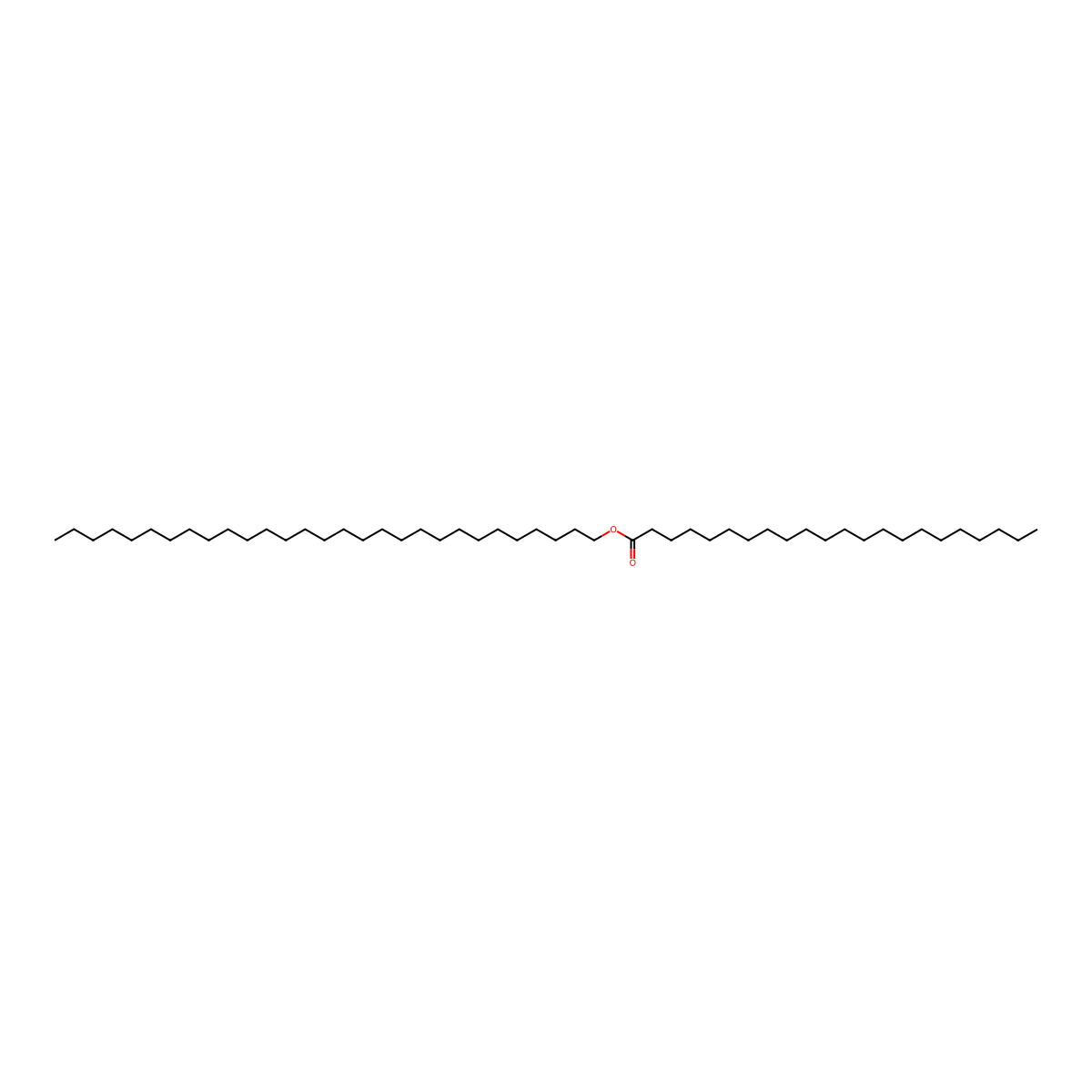 Nonacosyl docosanoate molecular structure, CAS 701921-28-0
