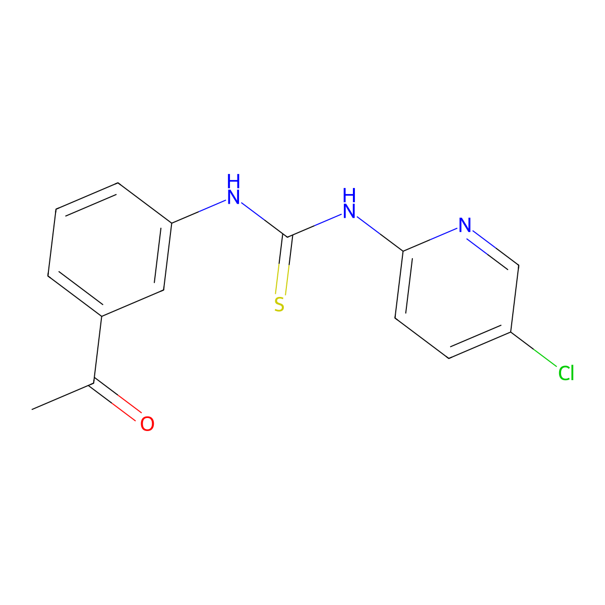 1-(3-Acetylphenyl)-3-(5-chloropyridin-2-yl)thiourea molecular structure, CAS 701926-92-3