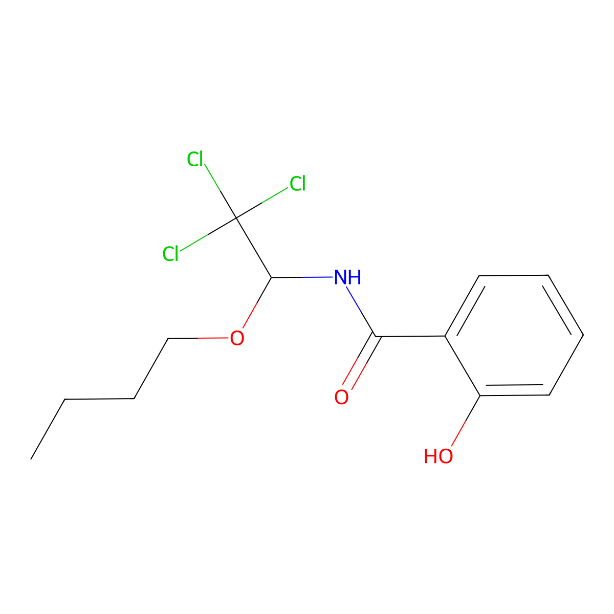 Trichlamide molecular structure, CAS 70193-21-4