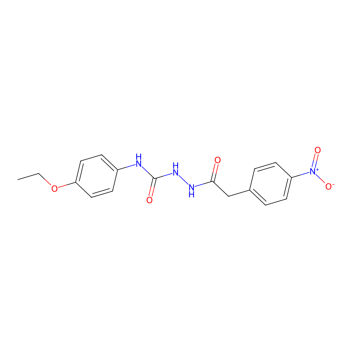 1-(4-Ethoxyphenyl)-3-[[2-(4-nitrophenyl)acetyl]amino]urea molecular structure, CAS 701939-55-1