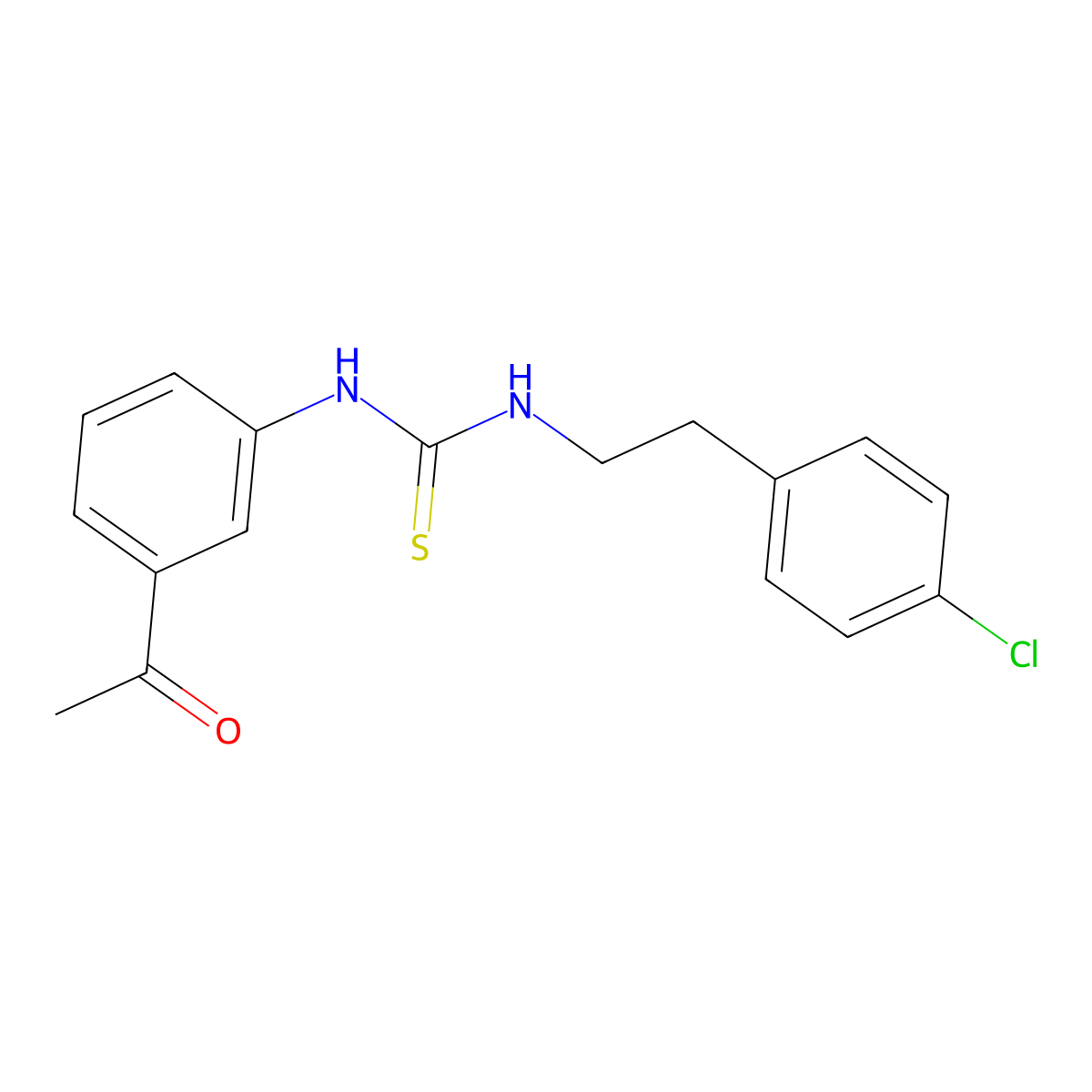 1-(3-Acetylphenyl)-3-[2-(4-chlorophenyl)ethyl]thiourea molecular structure, CAS 701947-57-1