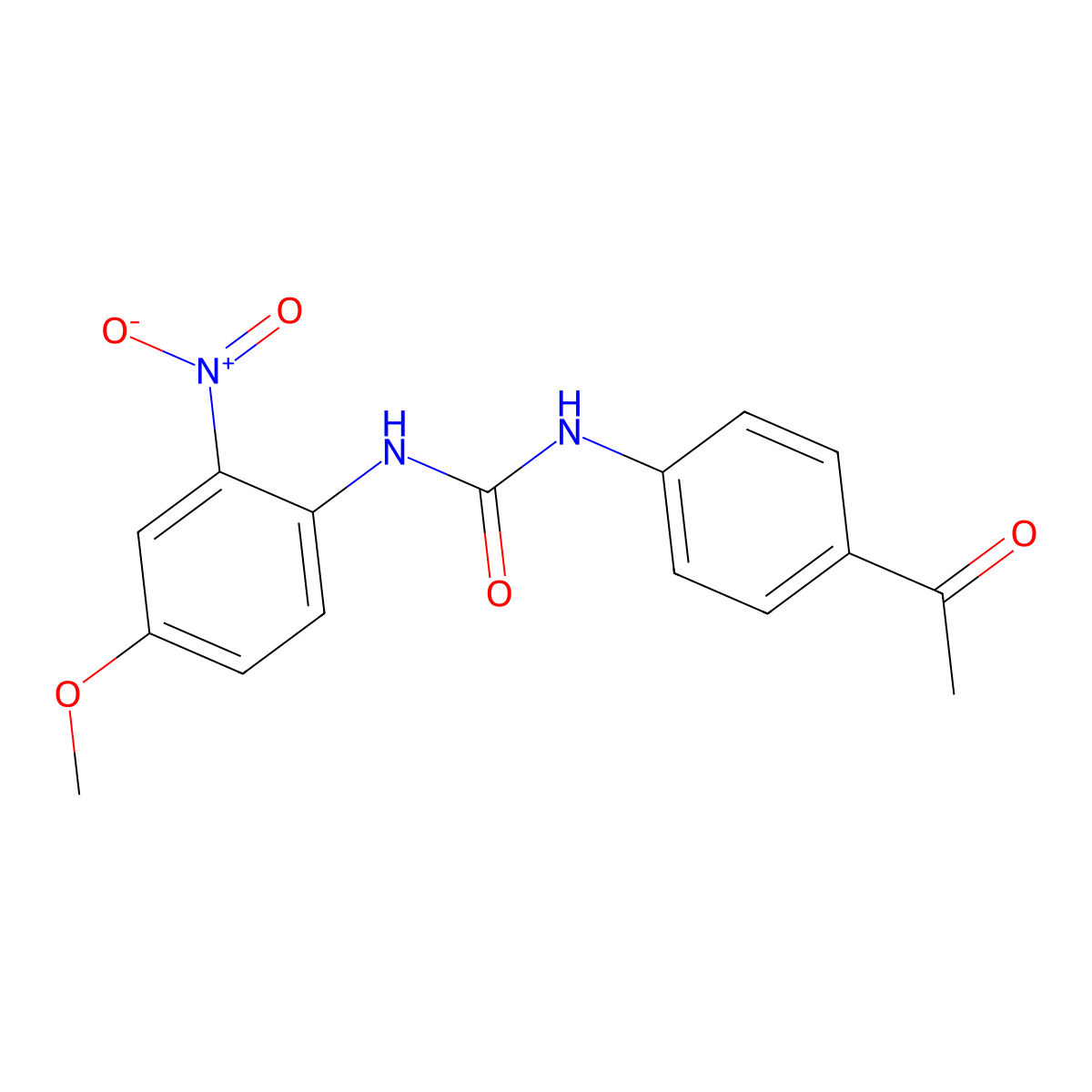 1-(4-Acetylphenyl)-3-(4-methoxy-2-nitrophenyl)urea molecular structure, CAS 701951-42-0