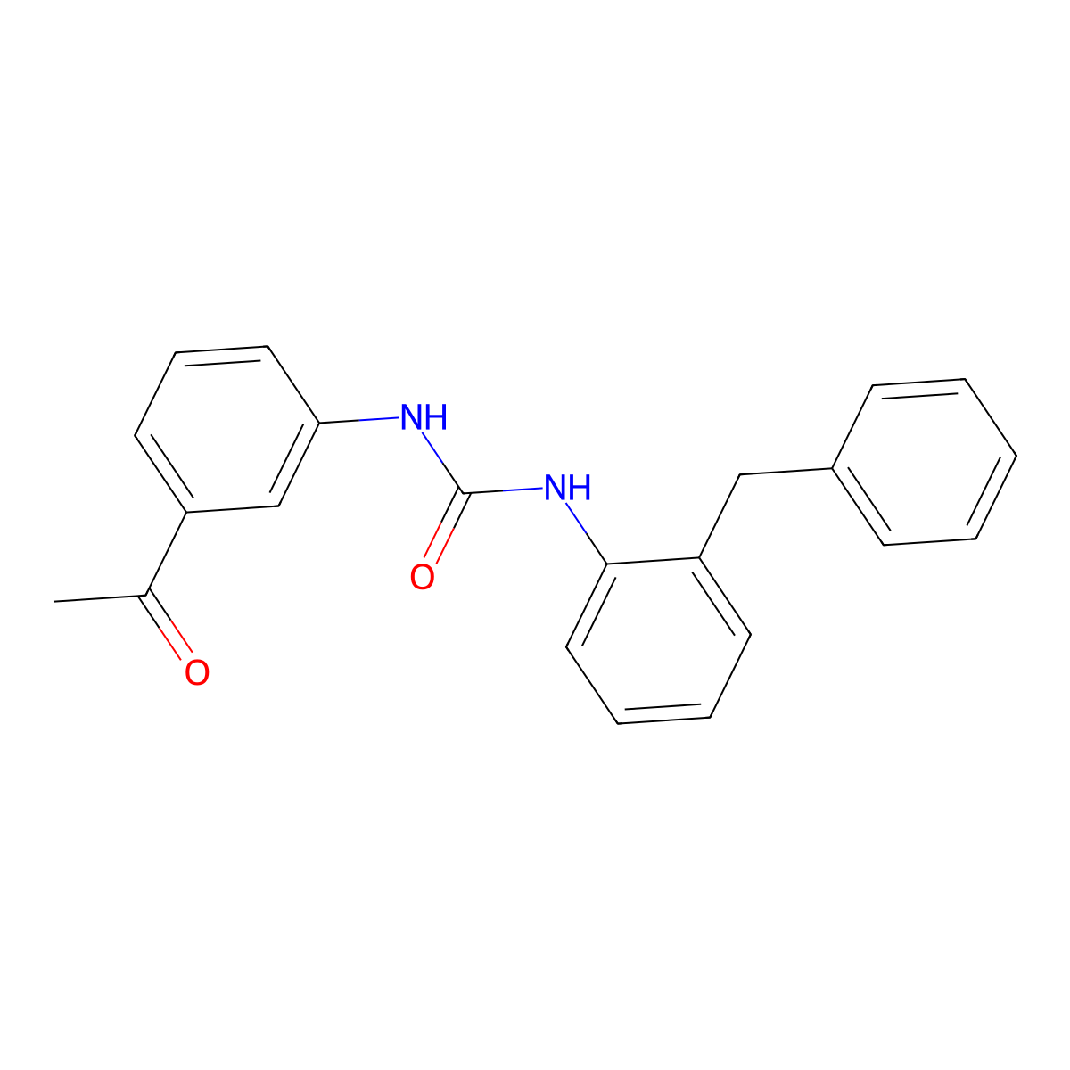 1-(3-Acetylphenyl)-3-(2-benzylphenyl)urea molecular structure, CAS 701953-76-6