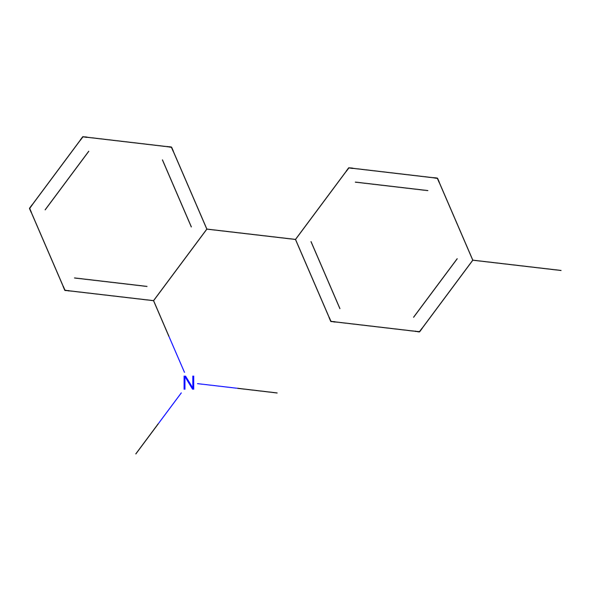 N,N,4'-Trimethyl[1,1'-biphenyl]-2-amine molecular structure, CAS 70197-46-5