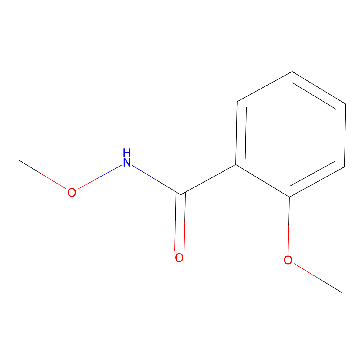 N,2-dimethoxybenzamide molecular structure, CAS 701975-56-6