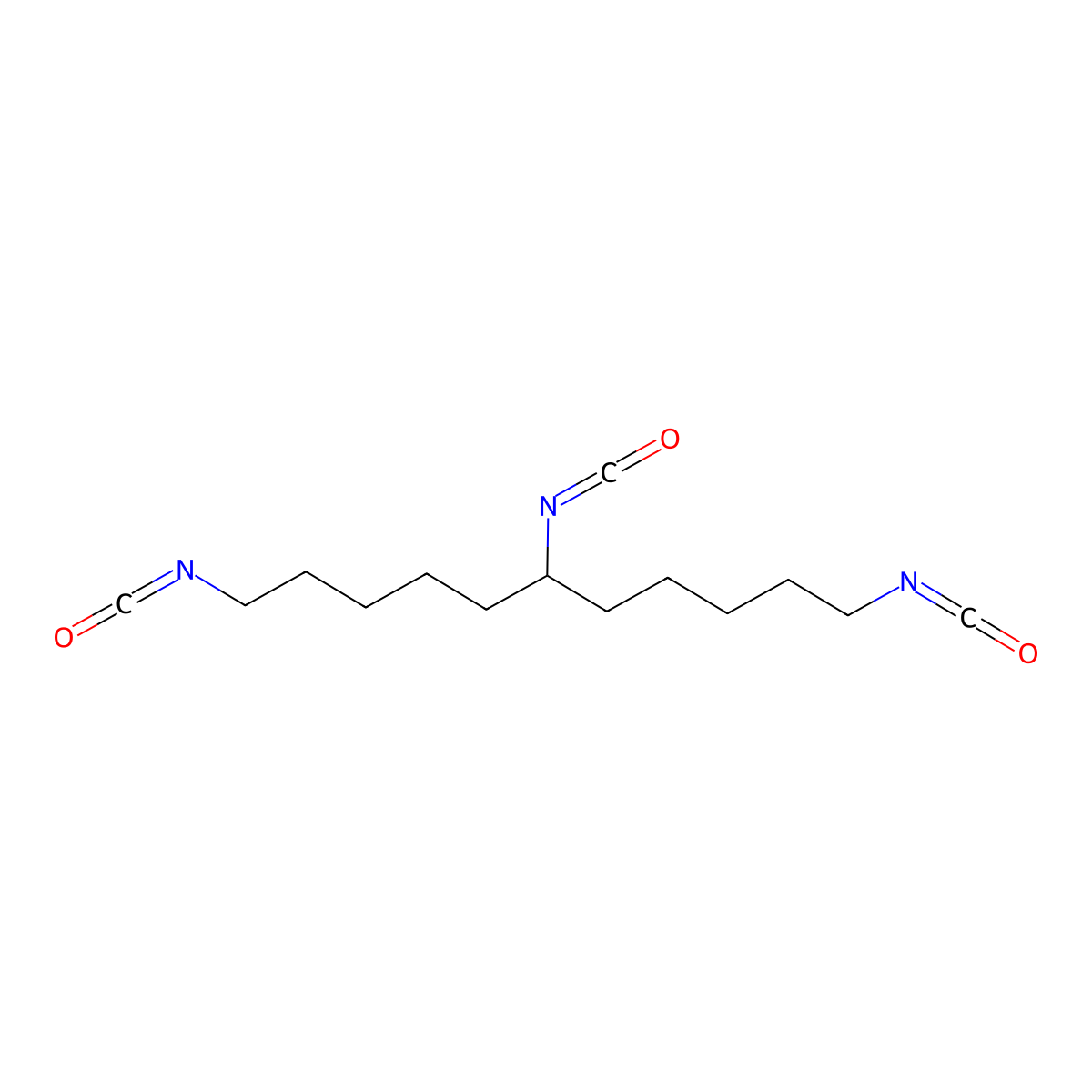 Undecane, 1,6,11-triisocyanato- molecular structure, CAS 70198-24-2