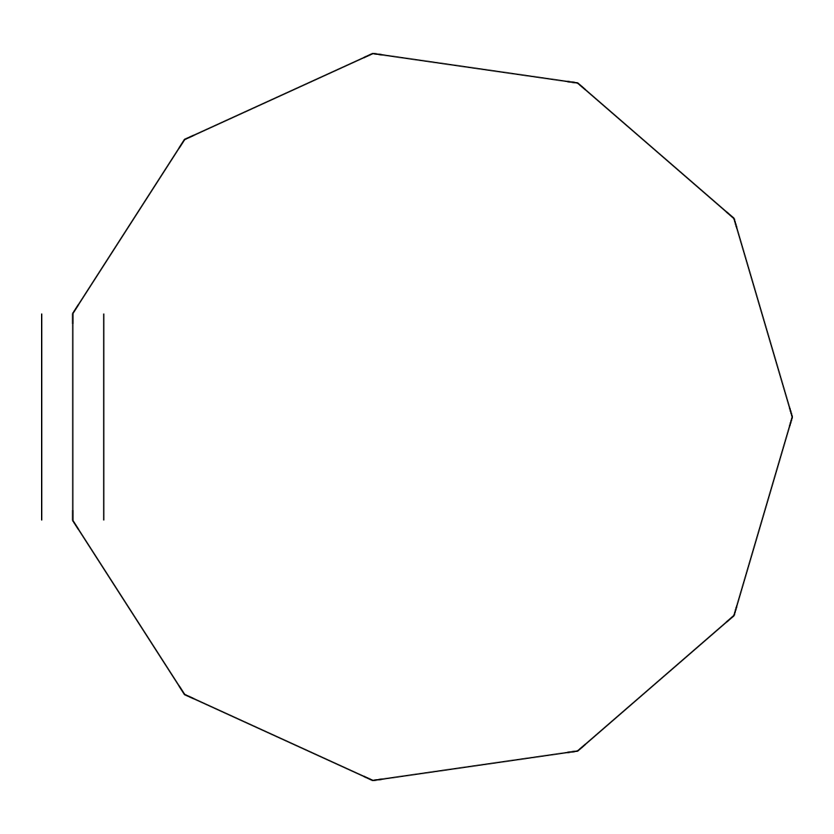 Cycloundecyne molecular structure, CAS 702-32-9