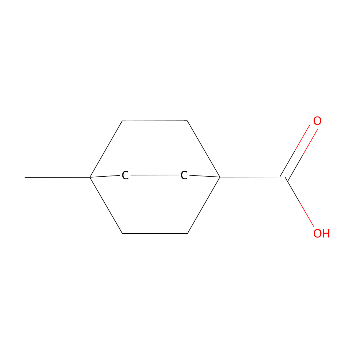 4-Methylbicyclo[2.2.2]octane-1-carboxylic acid molecular structure, CAS 702-67-0