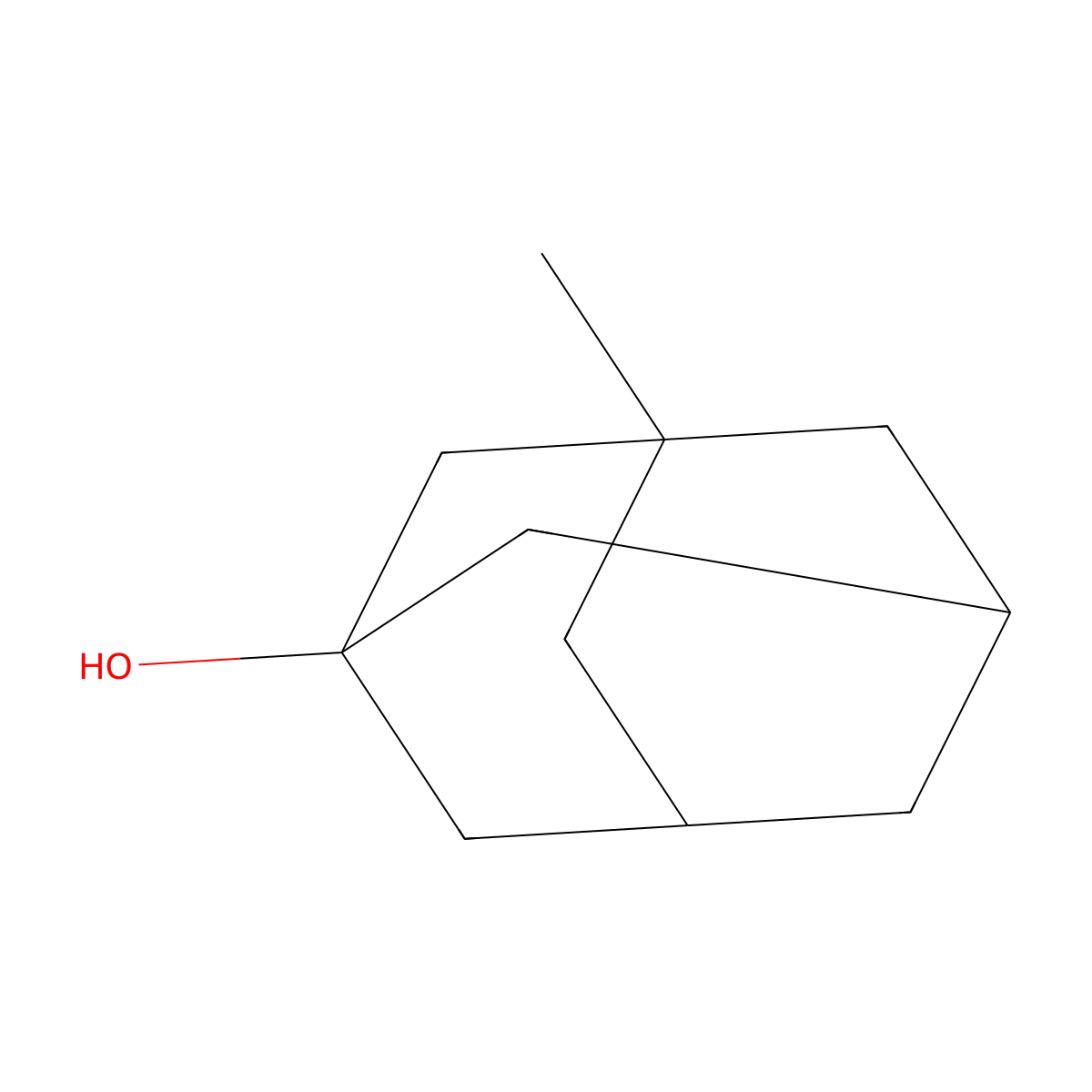 3-Methyl-1-adamantanol molecular structure, CAS 702-81-8